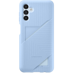 Official Samsung Card Slot Cover - Θήκη Σιλικόνης με Υποδοχή για Κάρτα - Samsung Galaxy A13 5G - Arctic Blue (EF-OA136TLEGWW)