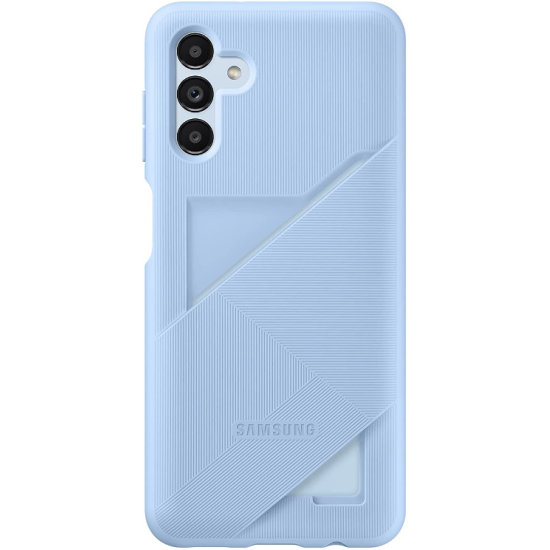Official Samsung Card Slot Cover - Θήκη Σιλικόνης με Υποδοχή για Κάρτα - Samsung Galaxy A13 5G - Arctic Blue (EF-OA136TLEGWW)