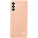 Official Samsung Card Slot Cover - Θήκη Σιλικόνης με Υποδοχή για Κάρτα - Samsung Galaxy A13 5G - Peach (EF-OA136TPEGWW)