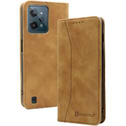 Bodycell Θήκη - Πορτοφόλι Realme C31 - Brown (5206015005077)