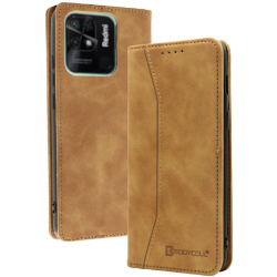 Bodycell Θήκη - Πορτοφόλι Xiaomi Redmi 10C - Brown (5206015015816)