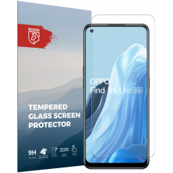 Rosso Tempered Glass - Αντιχαρακτικό Προστατευτικό Γυαλί Οθόνης Oppo Find X5 Lite - Clear (8719246358159)