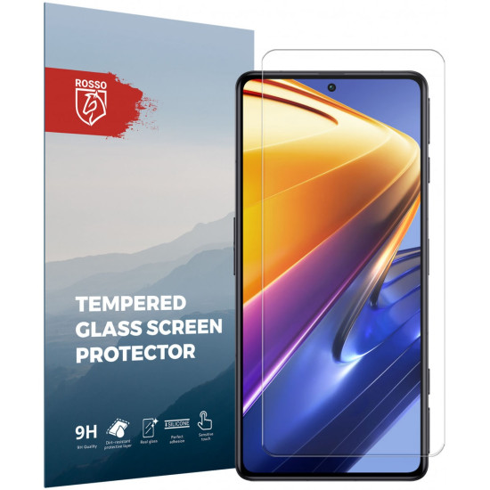 Rosso Tempered Glass - Αντιχαρακτικό Προστατευτικό Γυαλί Οθόνης Xiaomi Poco F4 GT - Clear (8719246360831)