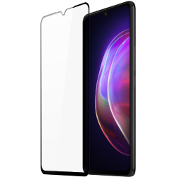 DuxDucis Tempered Glass - FullFace Αντιχαρακτικό Προστατευτικό Γυαλί Οθόνης Vivo V21 - Black (6934913048368)