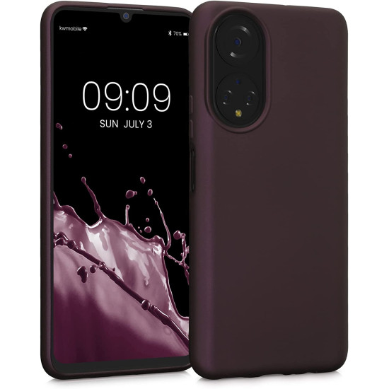 KWmobile Θήκη Σιλικόνης Honor X7 - Metallic Berry (59203.115)