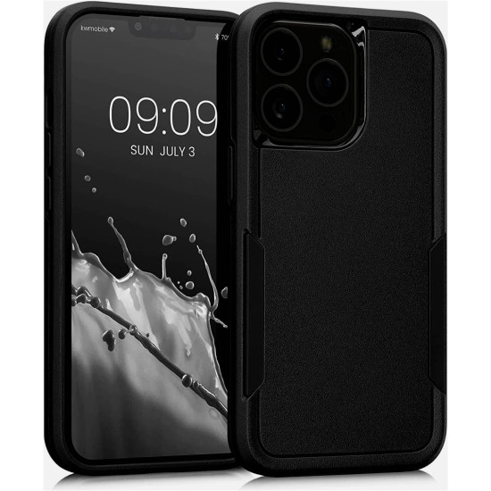 KWmobile Shockproof Hybrid - Σκληρή Θήκη με TPU Apple iPhone 13 Pro - Black (59199.01)