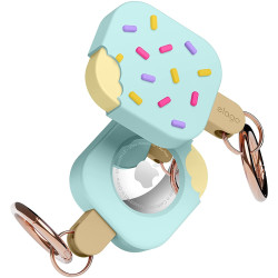 Elago Ice Cream Case - Θήκη / Μπρελόκ Premium Σιλικόνης για Apple AirTag 2 / 1 - Mint (EATICE-MT)