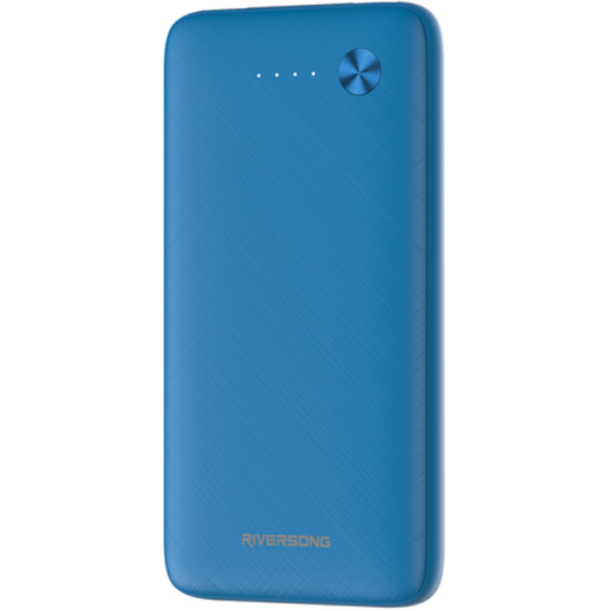 Riversong Horizon 10 PowerBank - Φορητή Μπαταρία Φόρτισης με 2 x USB-A - 10.000mAh - 2.4A - Blue (PB30BL)