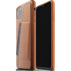 MUJJO Full Leather Wallet Case - Δερμάτινη Θήκη-Πορτοφόλι Apple iPhone 11 Pro Max - Tan (MUJJO-CL-004-TN)