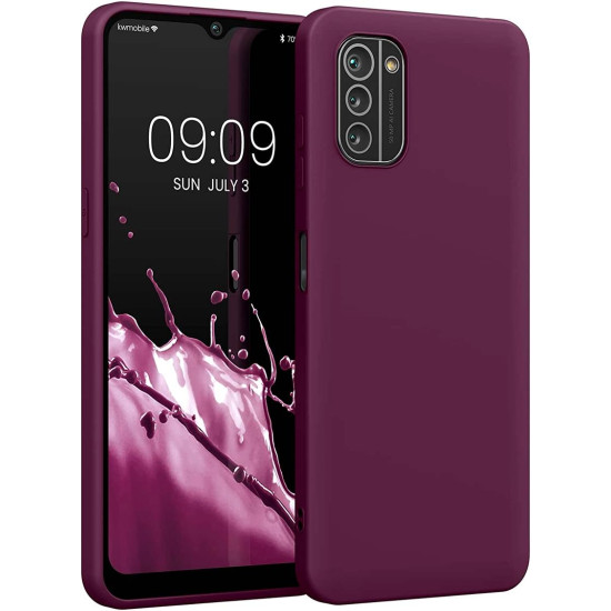 KWmobile Θήκη Σιλικόνης Nokia G21 / G11 - Bordeaux Violet (57530.187)