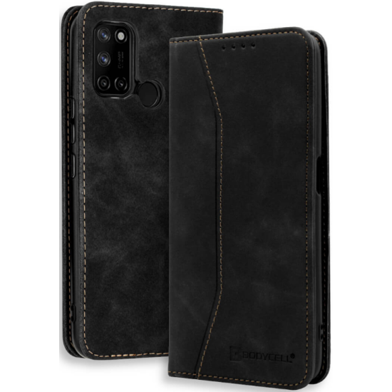 Bodycell Θήκη - Πορτοφόλι Realme 7i - Black (5206015064104)