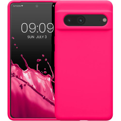KWmobile Soft Flexible Rubber Cover - Θήκη Σιλικόνης Google Pixel 7 - Neon Pink (59451.77)