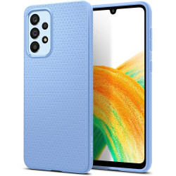 Spigen Θήκη Σιλικόνης Liquid Air - Samsung Galaxy A33 5G - Cream Blue (ACS04591)
