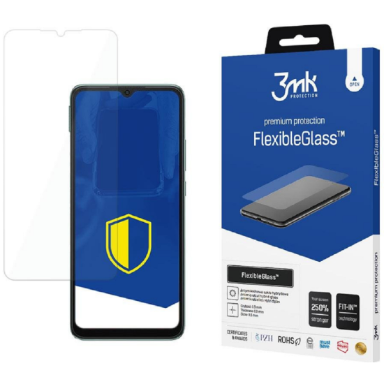 3MK Premium Flexible Glass - Αντιχαρακτικό Υβριδικό Προστατευτικό Γυαλί Οθόνης - Xiaomi Redmi 10C - 0.3mm (5903108469180)