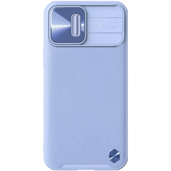 Nillkin CamShield Leather Case - Σκληρή Θήκη με Κάλυμμα για την Κάμερα - Apple iPhone 13 Pro Max - Purple (6902048237360)