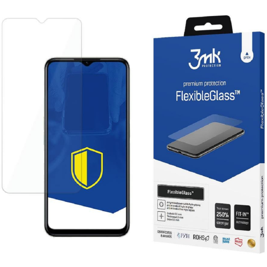 3MK Premium Flexible Glass - Αντιχαρακτικό Υβριδικό Προστατευτικό Γυαλί Οθόνης - Realme C35 - 0.3mm (5903108462310)