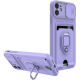 Bodycell Multifunction - Ανθεκτική Θήκη Apple iPhone 11 με Λουράκι Λαιμού / Κάλυμμα Κάμερας / Ring Holder / Υποδοχή Κάρτας - Purple (5206015003134)