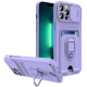 Bodycell Multifunction - Ανθεκτική Θήκη Apple iPhone 13 Pro με Λουράκι Λαιμού / Κάλυμμα Κάμερας / Ring Holder / Υποδοχή Κάρτας - Purple (5206015004773)