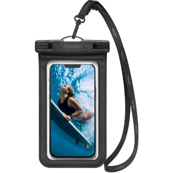 Spigen A601 Universal Waterproof - Αδιάβροχη Θήκη για Κινητά έως 6.8'' - IPX8 - Black (AMP04525)