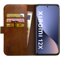 Rosso Element PU Θήκη Πορτοφόλι Xiaomi 12 / 12X - Brown (8719246358463)