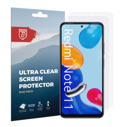 Rosso Ultra Clear Screen Protector - Μεμβράνη Προστασίας Οθόνης - Xiaomi Redmi Note 11 4G / Redmi Note 11S 4G - 2 Τεμάχια (8719246360886)