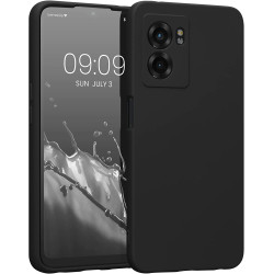 KWmobile Soft Slim Flexible Rubber Cover with Camera Protector - Θήκη Σιλικόνης Realme Narzo 50 5G με Πλαίσιο Κάμερας - Black Matte (59618.47)