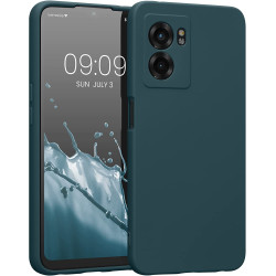 KWmobile Soft Slim Flexible Rubber Cover with Camera Protector - Θήκη Σιλικόνης Realme Narzo 50 5G με Πλαίσιο Κάμερας - Teal Petrol Matte (59618.57)
