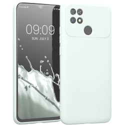 KWmobile Θήκη Σιλικόνης Xiaomi Poco C40 με Πλαίσιο Κάμερας - Cool Mint (59620.200)