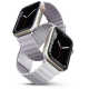 Uniq Revix Μαγνητικό Λουράκι Premium Σιλικόνης Apple Watch SE/11/10/9/8/7/6/5/4 (42/41/40mm) - Lilac / White (UNIQ-41MM-REVLILWHT)