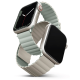 Uniq Revix Μαγνητικό Λουράκι Premium Σιλικόνης Apple Watch Ultra/SE/11/10/9/8/7/6/5/4 (49/46/45/44mm) - Sage / Beige (UNIQ-45MM-REVSAGBEG)