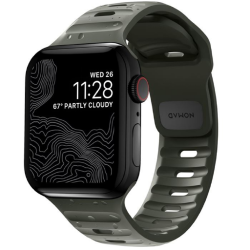 Nomad Αδιάβροχο Λουράκι Σιλικόνης Sport Band - Apple Watch Ultra/SE/11/10/9/8/7/6/5/4 (49/46/45/44mm) - Ash Green (NM01132585)