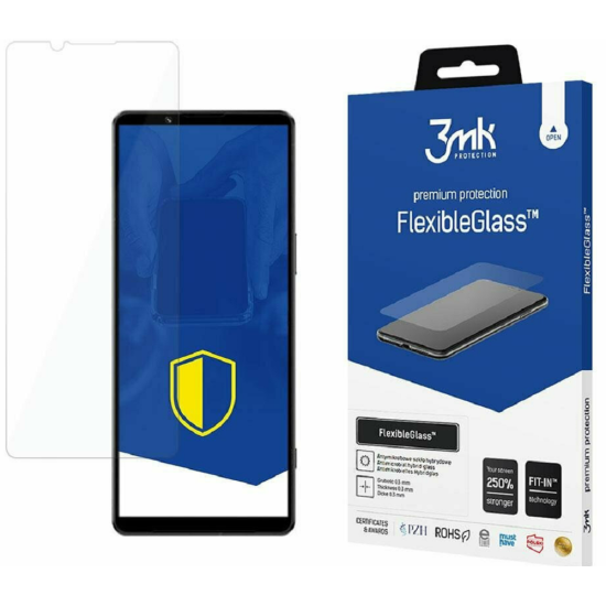 3MK Premium Flexible Glass - Αντιχαρακτικό Υβριδικό Προστατευτικό Γυαλί Οθόνης - Sony Xperia 1 IV - 0.3mm (5903108477130)