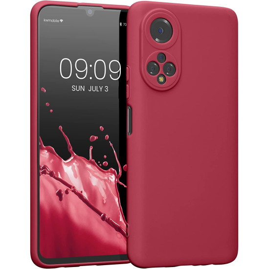 KWmobile Θήκη Σιλικόνης Honor X7 με Πλαίσιο Κάμερας - Fuchsia Matte (58420.100)
