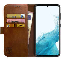 Rosso Element PU Θήκη Πορτοφόλι Samsung Galaxy S22 5G - Brown (8719246352461)