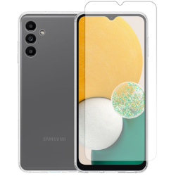 Vivid Σετ Διάφανη Θήκη Σιλικόνης & Tempered Glass - Samsung Galaxy A13 5G - Transparent (VIGELLY256GLASSTN)