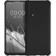 KWmobile Θήκη Σιλικόνης Vivo Y72 5G με Πλαίσιο Κάμερας και TPU Bumper - Black Matte (59901.47)
