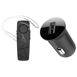 Tellur Vox 60 Bluetooth Headset - Μονό Ασύρματο Bluetooth Ακουστικό Multipoint & Φορτιστής Αυτοκινήτου με 1 x USB-Α - 1A - Black (TLL511381)