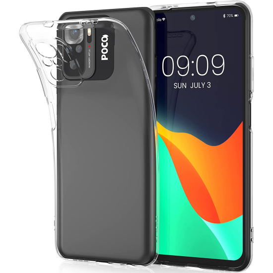 KWmobile Διάφανη Θήκη Σιλικόνης Xiaomi Poco M5s - Transparent (59933.03)
