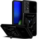 Bodycell Armor Slide - Ανθεκτική Θήκη Samsung Galaxy A23 με Κάλυμμα για την Κάμερα & Μεταλλικό Ring Holder - Black (5206015010613)