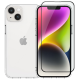 Vivid Σετ Διάφανη Θήκη Σιλικόνης & Full Face Tempered Glass - Apple iPhone 14 Plus - Transparent / Black (VIGELLY295GLASSBK)