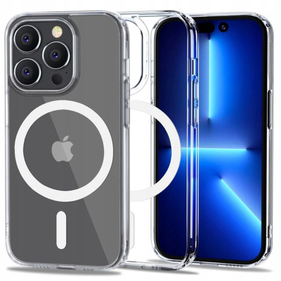 Tech-Protect FlexAir Hybrid - Σκληρή Διάφανη Θήκη MagSafe Apple iPhone 14 Pro Max - Clear (9589046925399)