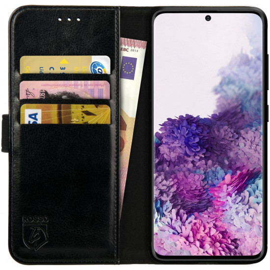 Rosso Element PU Θήκη Πορτοφόλι Samsung Galaxy S20 - Black (8719246223358)