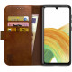 Rosso Element PU Θήκη Πορτοφόλι Samsung Galaxy A33 5G - Brown (8719246360404)
