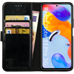 Rosso Element PU Θήκη Πορτοφόλι Xiaomi Redmi Note 11 Pro / Redmi Note 12 Pro 4G - Black (8719246353536)