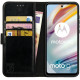 Rosso Element PU Θήκη Πορτοφόλι Motorola Moto G60 - Black (8719246365980)