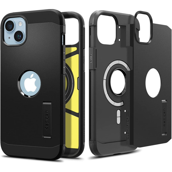Spigen Tough Armor MagFit - Ανθεκτική Θήκη MagSafe Apple iPhone 14 - Black (ACS05062)
