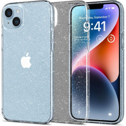 Spigen Liquid Crystal Glitter - Θήκη Σιλικόνης Apple iPhone 15 Plus / 14 Plus - Crystal Quartz (ACS04888)