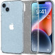 Spigen Liquid Crystal Glitter - Θήκη Σιλικόνης Apple iPhone 15 Plus / 14 Plus - Crystal Quartz (ACS04888)