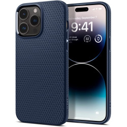 Spigen Θήκη Σιλικόνης Liquid Air - Apple iPhone 14 Pro - Navy Blue (ACS04958)
