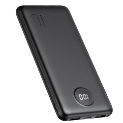 Veger PowerBank L10 με Ψηφιακή Οθόνη LED - Φορητή Μπαταρία Φόρτισης με 2 x USB-Α - 10000mAh - Black (VP1105)